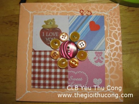 Thiệp tay của bạn Yên Yên